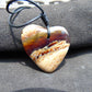 7 gr Heart Pendant 37x40x7mm Indonesia Amber for Healing 25N230