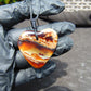 7 gr Heart Pendant 37x40x7mm Indonesia Amber for Healing 25N230