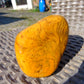 291  gram Polished Indonesia Yellow Fragrance Amber for Healing FK17