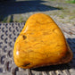 291  gram Polished Indonesia Yellow Fragrance Amber for Healing FK17