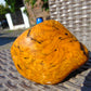 264  gram Polished Indonesia Yellow Fragrance Amber for Healing FK20
