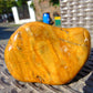 264  gram Polished Indonesia Yellow Fragrance Amber for Healing FK20