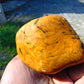 264  gram Polished Indonesia Yellow Fragrance Amber for Healing FK20