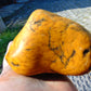 264  gram Polished Indonesia Yellow Fragrance Amber for Healing FK20