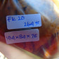 264  gram Polished Indonesia Yellow Fragrance Amber for Healing FK20