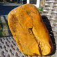 562 gram Polished Indonesia Yellow Fragrance Amber for Healing KM4