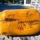 562 gram Polished Indonesia Yellow Fragrance Amber for Healing KM4