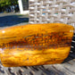 270 gram Polished Indonesia Yellow Fragrance Amber for Healing KM12