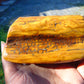 270 gram Polished Indonesia Yellow Fragrance Amber for Healing KM12