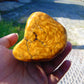270 gram Polished Indonesia Yellow Fragrance Amber for Healing KM12