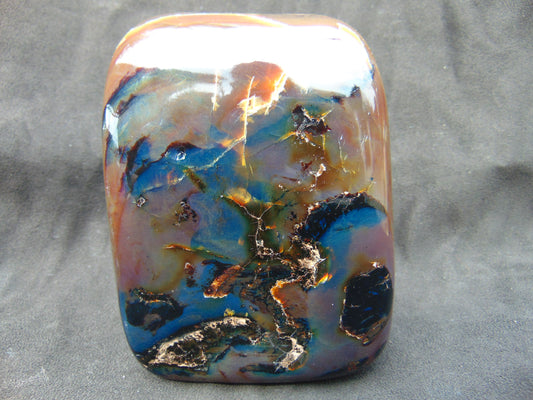 957 gram Shaped Rectangle  Polished 140x95x85 mm Indonesian Amber for Healing W1