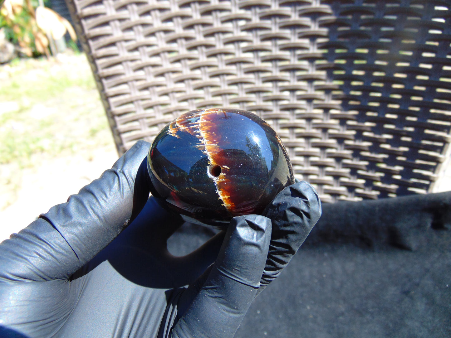 104 gram Shaped Square Fully Drilled Polished 10x9x9 cm Indonesia Green Amber for Healing 26bf42