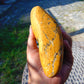 400 gram Polished Indonesia Yellow Fragrance Amber for Healing KM6