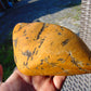 400 gram Polished Indonesia Yellow Fragrance Amber for Healing KM6