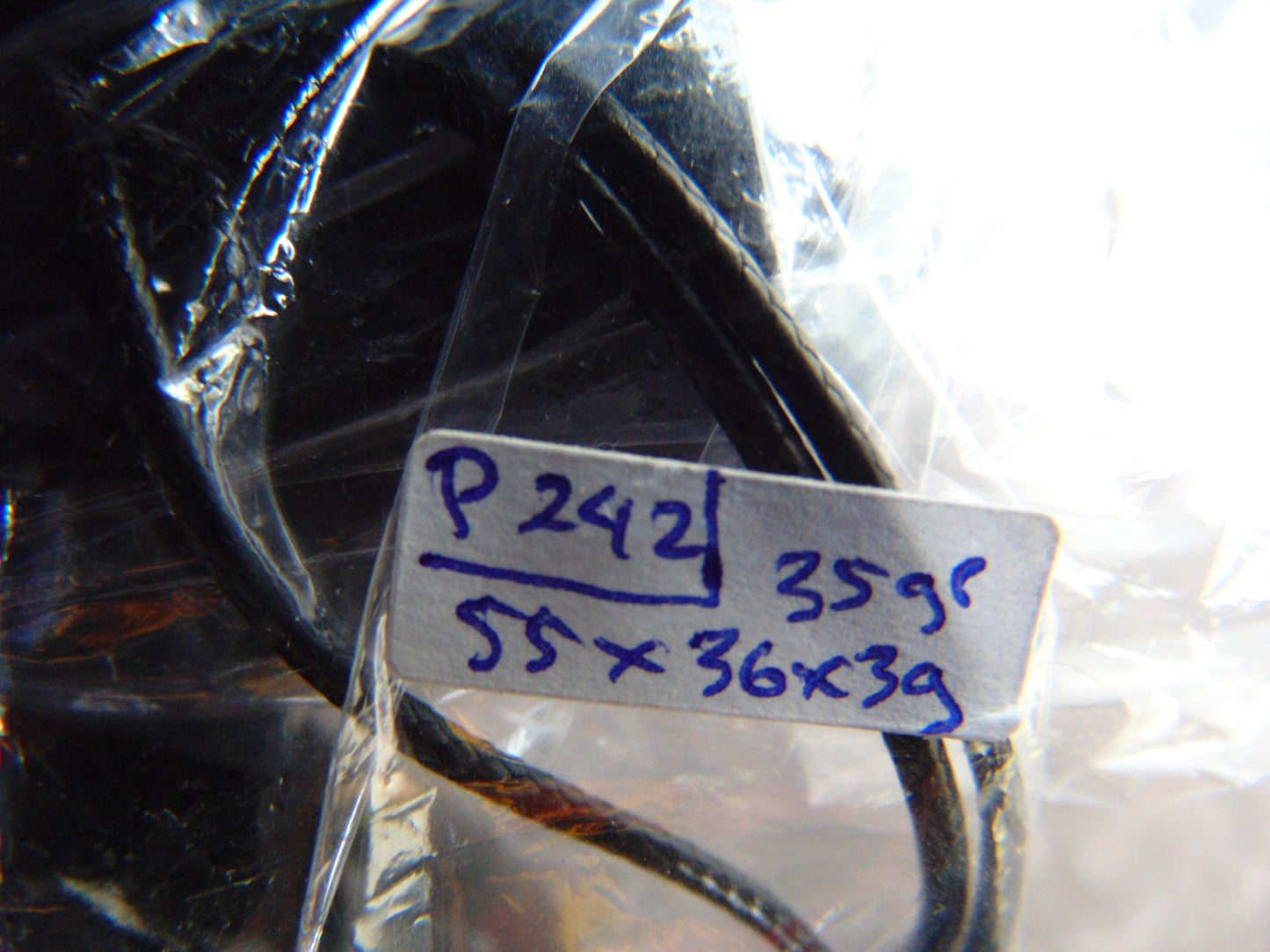 35 gr Pendant 55x36x39 mm Indonesian Amber for Healing P242