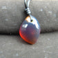 15  gr Pendant 45x32x19 mm Indonesian Blue Amber for Healing P62