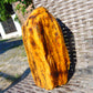 746 gram Polished Indonesia Yellow Fragrance Amber for Healing KM18
