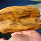 343 gram Polished Indonesia Yellow Fragrance Amber for Healing KM14