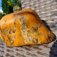 276 gram Polished Indonesia Yellow Fragrance Amber for Healing KM7