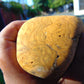 276 gram Polished Indonesia Yellow Fragrance Amber for Healing KM15
