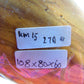276 gram Polished Indonesia Yellow Fragrance Amber for Healing KM15