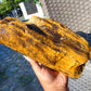1163 gram Polished Indonesia Yellow Fragrance Amber for Healing KM21