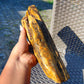 1163 gram Polished Indonesia Yellow Fragrance Amber for Healing KM21