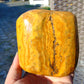 367 gram Polished Indonesia Yellow Fragrance Amber for Healing KM20