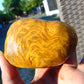 367 gram Polished Indonesia Yellow Fragrance Amber for Healing KM20