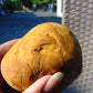 367 gram Polished Indonesia Yellow Fragrance Amber for Healing KM20