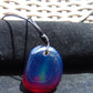 9 gr Pendant 33x27x16 mm Indonesian Blue Amber for Healing 25A454