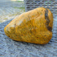 247 gram Polished Indonesia Yellow Fragrance Amber for Healing KM19