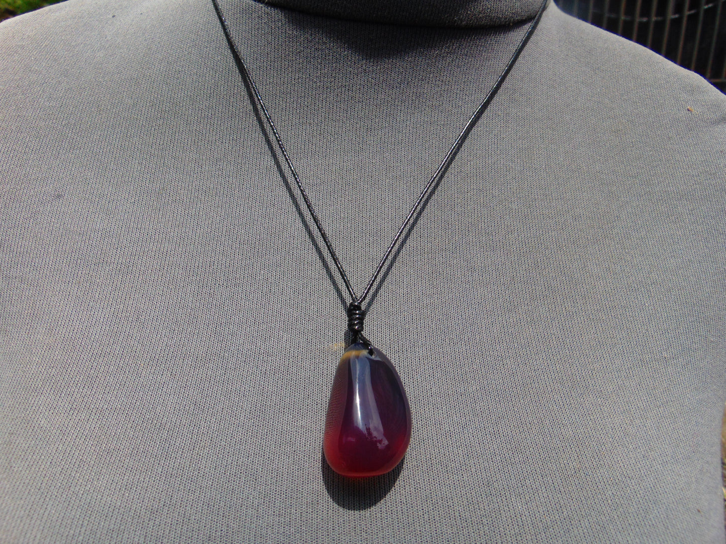 6 gr Pendant 33x21x17 mm Indonesian Blue Amber for Healing 25A474