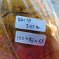 247 gram Polished Indonesia Yellow Fragrance Amber for Healing KM19