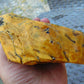 300 gram Polished Indonesia Yellow Fragrance Amber for Healing KM3