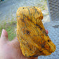 300 gram Polished Indonesia Yellow Fragrance Amber for Healing KM3