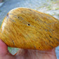 522 gram Polished Indonesia Yellow Fragrance Amber for Healing KM9