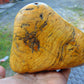 522 gram Polished Indonesia Yellow Fragrance Amber for Healing KM9