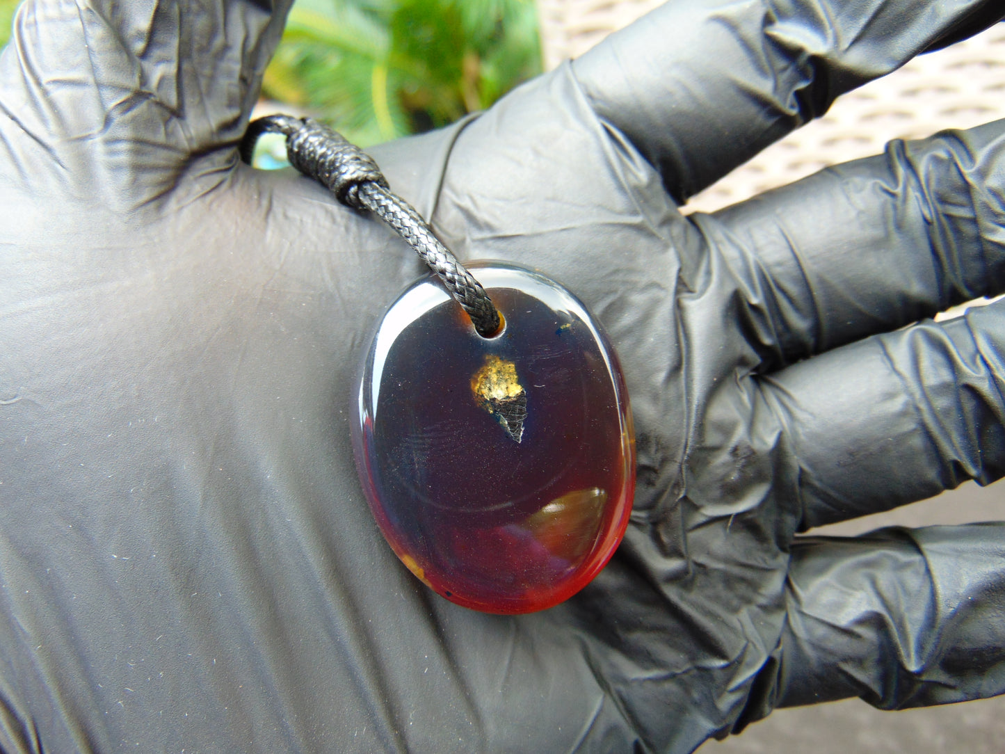11 gr Pendant Indonesian Blue Amber for Healing PC45