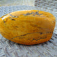 328 gram Polished Indonesia Yellow Fragrance Amber for Healing KM11