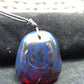 13 gr Pendant 38x33x18 mm Indonesian Blue Amber for Healing 25A435
