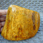 329 gram Polished Indonesia Yellow Fragrance Amber for Healing KM5