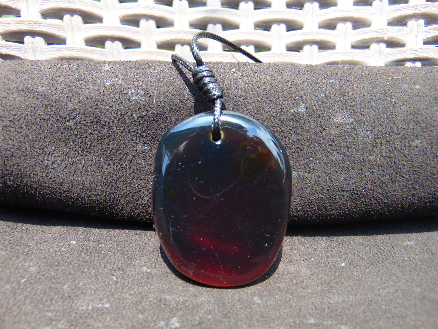 28 gr Pendant Indonesian Blue Amber for Healing A202