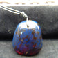 13 gr Pendant 38x33x18 mm Indonesian Blue Amber for Healing 25A435