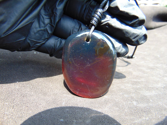 28 gr Pendant Indonesian Blue Amber for Healing A202