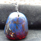 13 gr Pendant 38x33x18 mm Indonesian Blue Amber for Healing 25A435