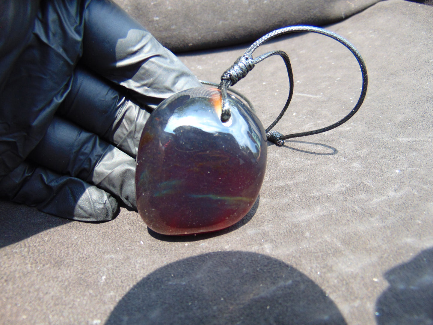 28 gr Pendant Indonesian Blue Amber for Healing A202