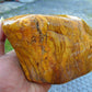 329 gram Polished Indonesia Yellow Fragrance Amber for Healing KM5
