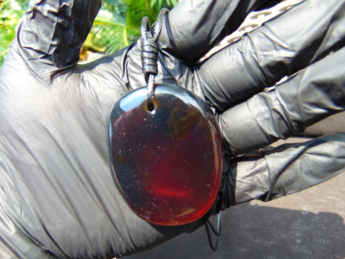 28 gr Pendant Indonesian Blue Amber for Healing A202