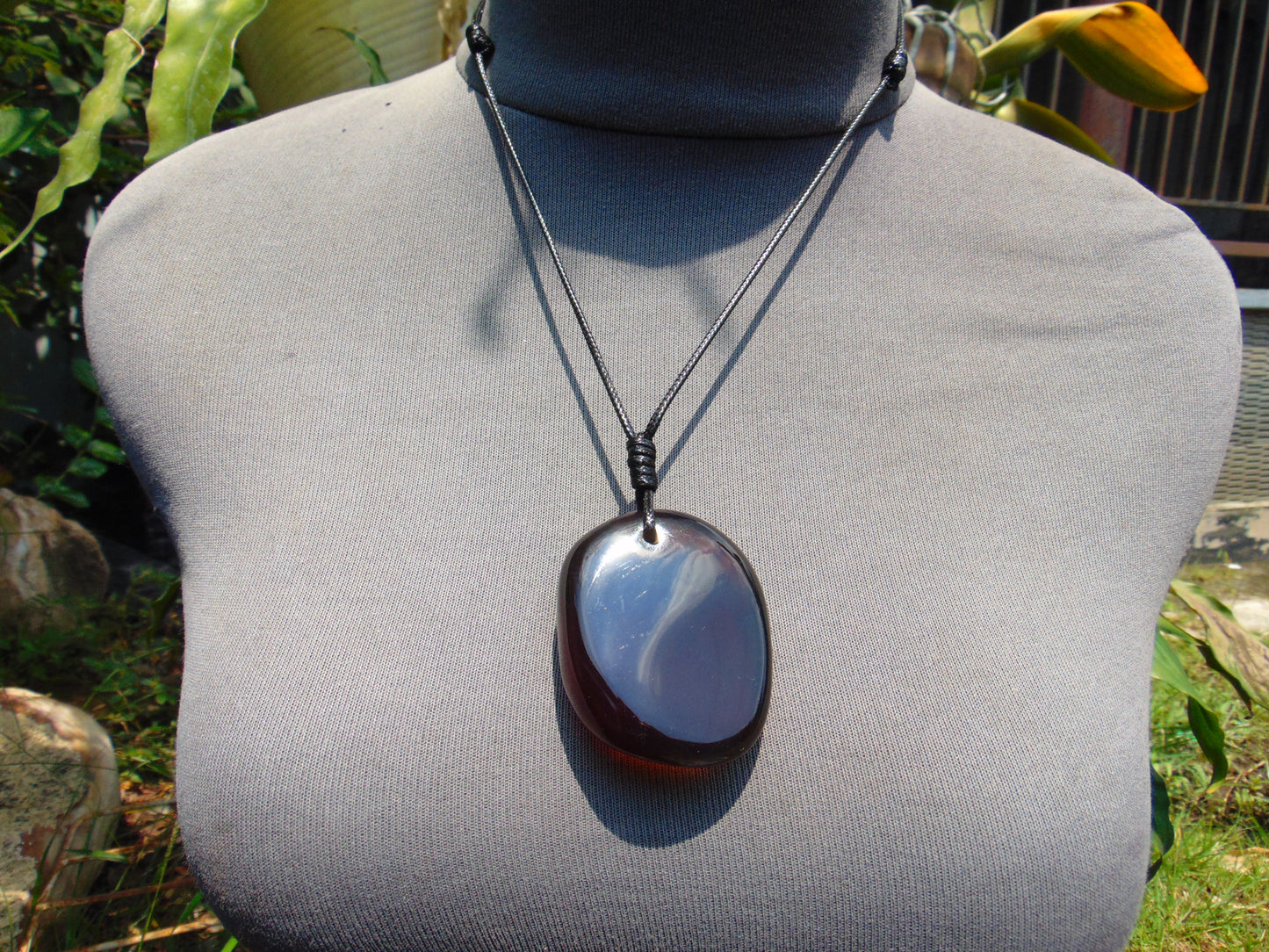 28 gr Pendant Indonesian Blue Amber for Healing A202